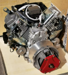 Двигатель Lifan 29 л.с в к-кте с вариатором, подмоторной плитой и патрубком  для установки на снегоход Буран